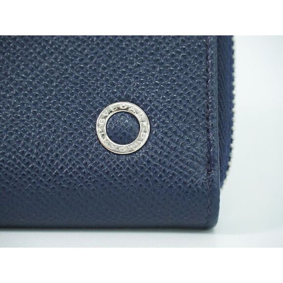 Bulgari Bvlgari Bvlgari Navy Leather Wallet  (Pre-Owned) - Picture 10 of 15